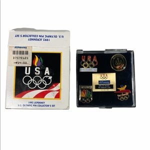 1992 US Olympics Pin Set of 5 Barcelona JCPENNEY